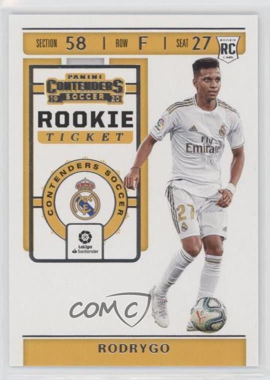 2019-20 Panini Chronicles Contenders Rookie Ticket Rodrygo #RT-7 13m8