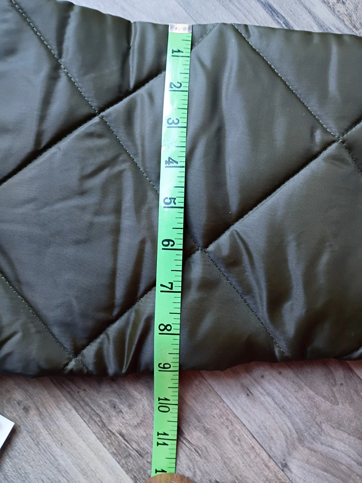 Big Smith Quilted Puffer Made In USA Mens M Jacket Dark Green NOS - product detail image 12