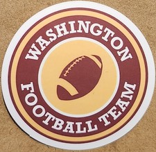 Washington Football Team die-cut decal sticker