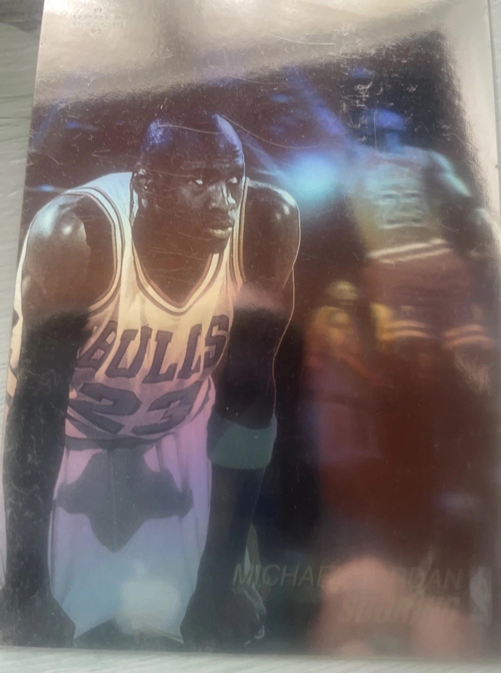 1992 Upper Deck Award Winners Hologram #AW1 Michael Jordan - x