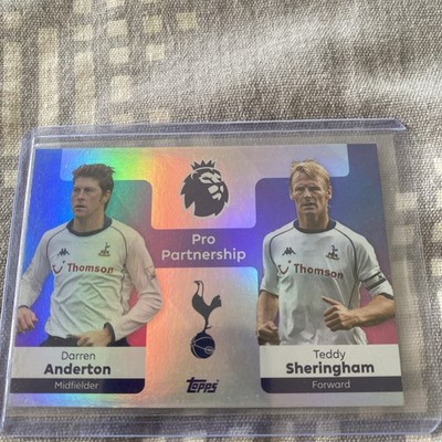 Topps Premier League Pro Partnership Teddy Sheringham Darren Anderton