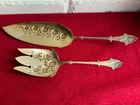 Gorham Sterling Louis XIV Serving Fork & Fish Server No Mono