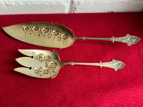 Gorham Sterling Louis XIV Serving Fork & Fish Server No Mono