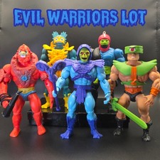 MOTU ORIGINS EVIL WARRIORS LOT - SKELETOR TRI-KLOPS BEAST MAN TRAP JAW MER-MAN