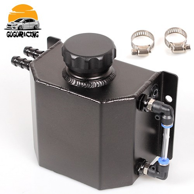 #ad 1L Aluminum Radiator Coolant Overflow Bottle Recovery Water Tank Reservoir $21.85