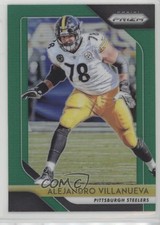 2018 Panini Prizm Green Prizm Alejandro Villanueva #37 0uf1