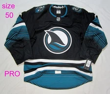 NO TARIFFS - size 50 San Jose Sharks CALI FIN Fanatics Authentic PRO Jersey FAP