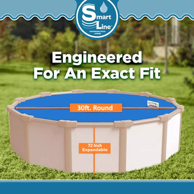 30' Round Overlap 72'' Expandable Swimming Pool Liner - Choose Gauge & Pattern