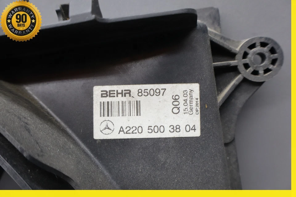 02-06 Mercedes S430 CL500 CL55 AMG W220 двигателя охлаждения вентилятор плащ 650 Вт оригинальный - Изображение 2 из 4