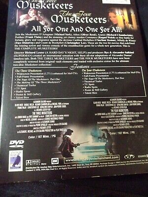 The Complete Musketeers (DVD, 2003, 2-Disc Set) Tested Plays The Complete Musketeers (DVD, 2003, 2-Disc Set) Tested Plays