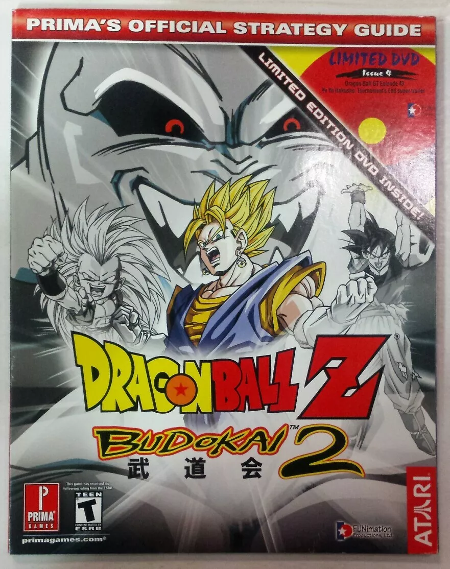 Dragon Ball Z Budokai 2 Official Strategy Guide Prima Games NO DVD