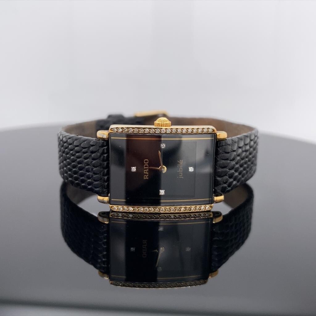 Rado Jubilé Diastar Diamond Bezel 153.0339.3 Black Quartz Ladies