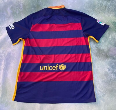 FC Barcelona Nike ウェア ネイビー/レッドサイズLオーセン Nike FC Barcelona Men's Jersey Size XL. | eBay