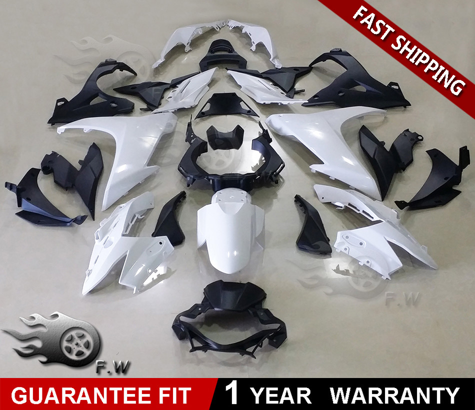 For 2017-24 SUZUKI GSX250R Body Work Pre-Drilled ABS Unpainted