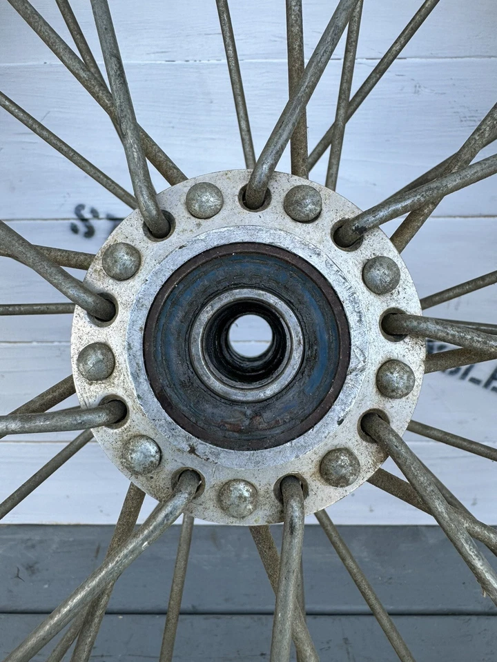 Harley Vintage Chopper Flat Track 18" Borrani Spool Wheel Flathead WR XLR XR750 - Image 4 of 4