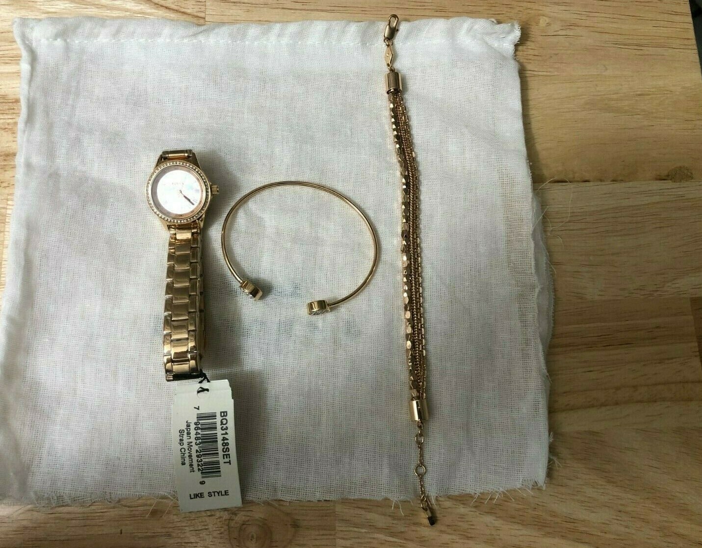 Set of 3 BQ3148SET Rose Gold Tone 