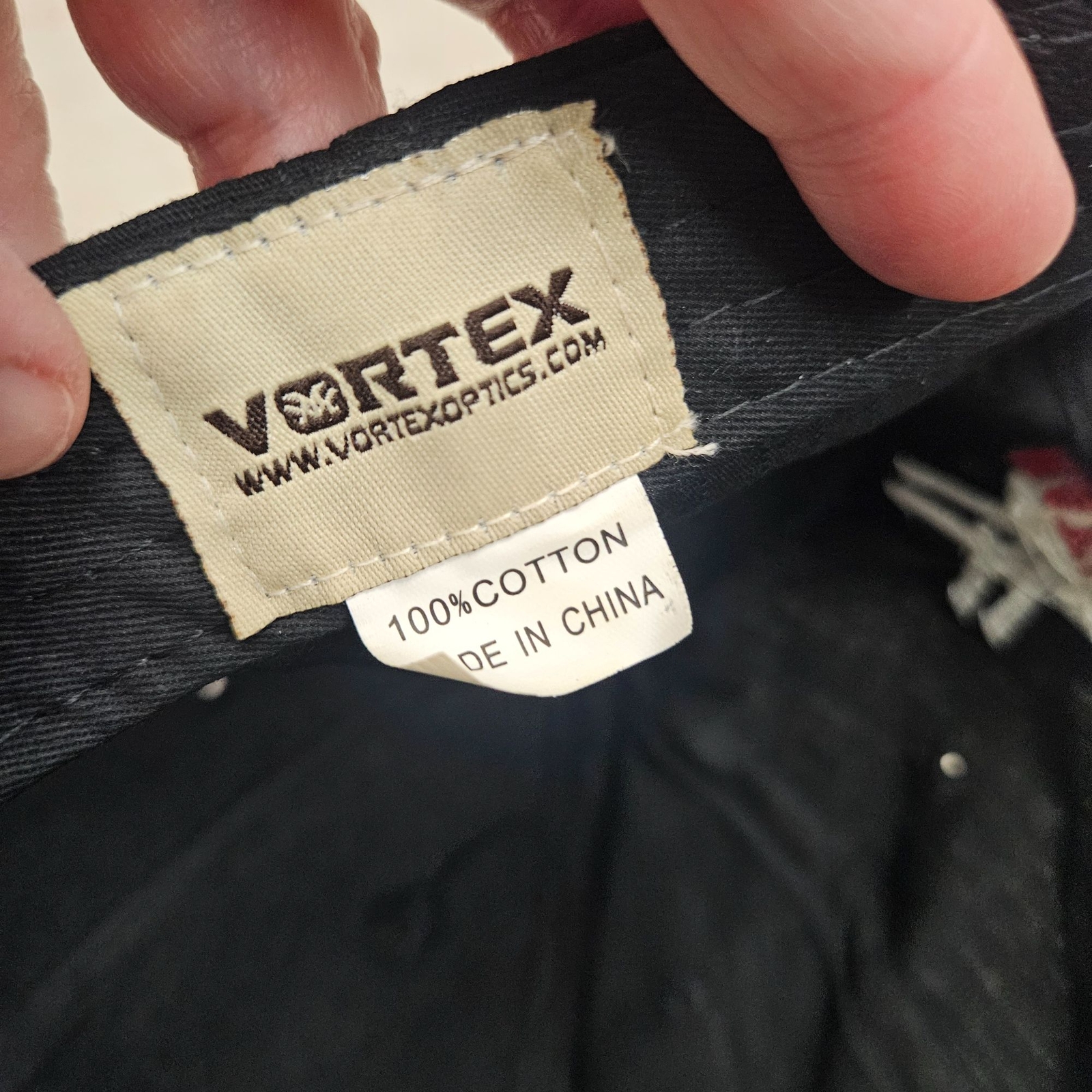 Vortex Nation Black Baseball Cap Adjustable Strap - image 7