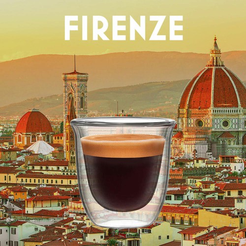 Set Tazze Vetro Bialetti Firenze Set di 2 Tazze Tazze Espresso Doppia Parete 80 ml - Foto 6 di 7