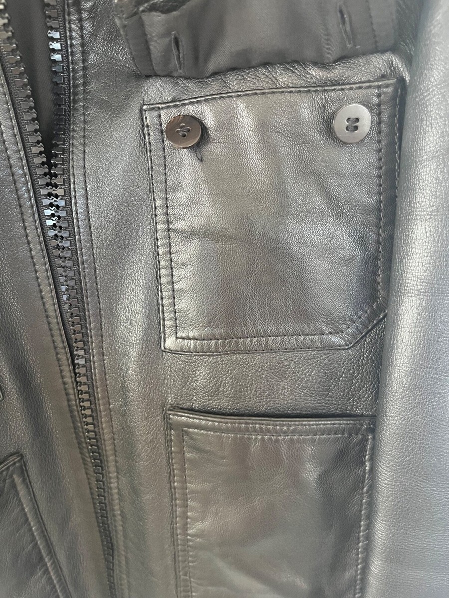 Dior Homme Summer 2007 Four Pocket Leather Jacket Hedi