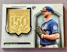 Pete Alonso 2019 Topps Update 150th Anniversary Manufactured Rookie RC Medallion
