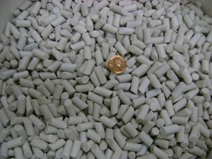 8 x 20 mm porcelain Diagonals in 10 pound container  Lot# 17