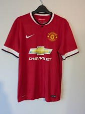 Manchester United 2014/2015 Football Shirt Home Size Small Nike Dri Fit