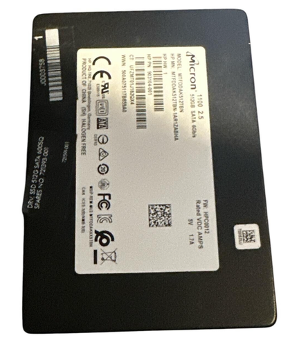 MICRON | 1100 | 512GB | 2.5" | SATAIII 6Gb/s | SSD HDD | MTFDDAK512TBN