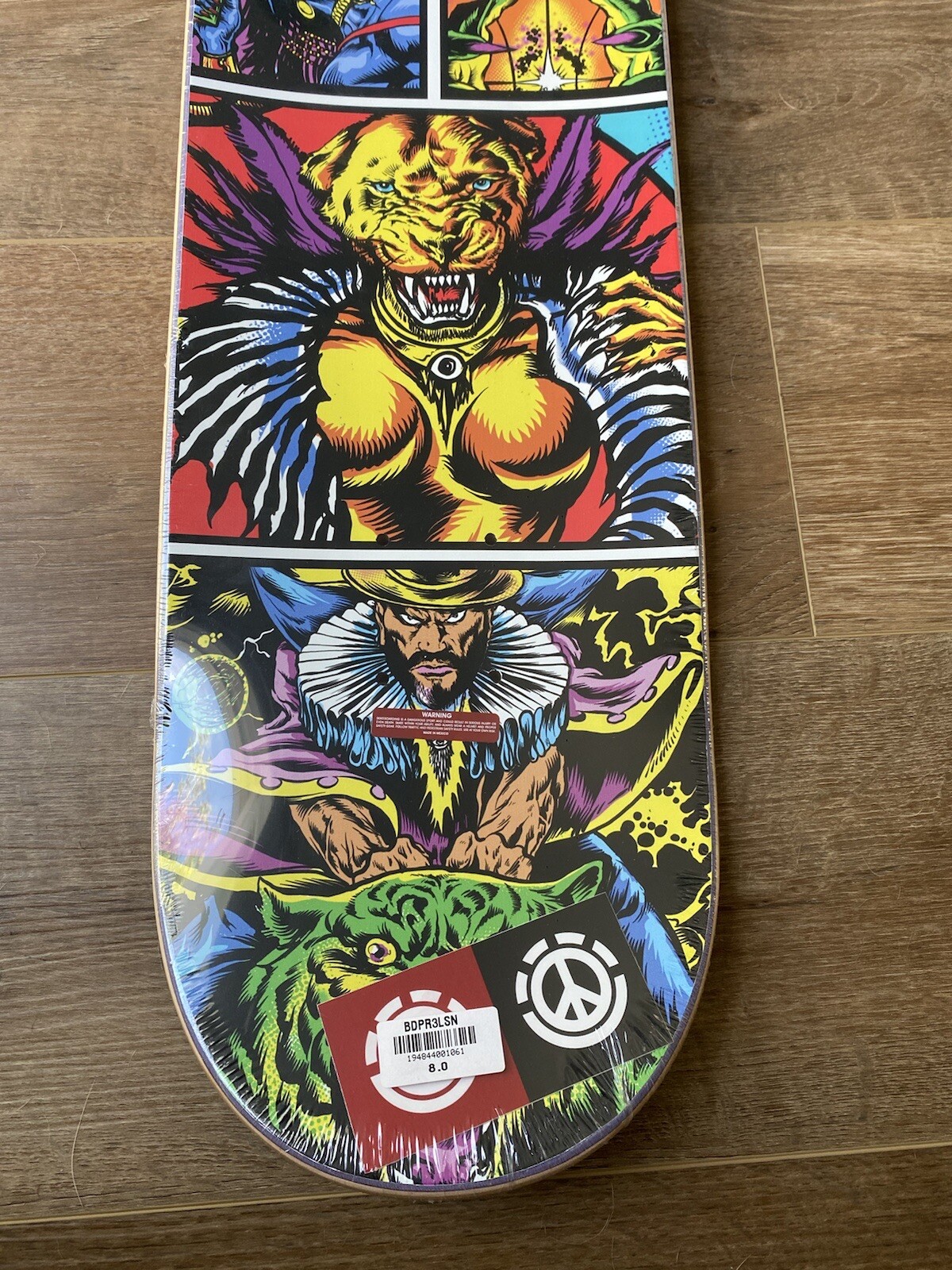 RARE Nyjah Huston FINAL Element Sakmet Disorder Skateboard Deck In Shrink