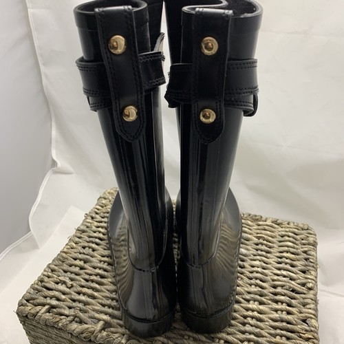 Coach Tara Regenstiefel glänzend schwarz Größe 10 B - Bild 5 von 11