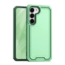 Funda protectora para SamSung galaxy S23 Plus doble capa. Color Verde