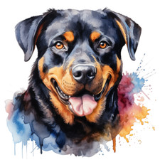 Adesivo auto cane gigante XXXL Rottweiler adesivi cani sticker