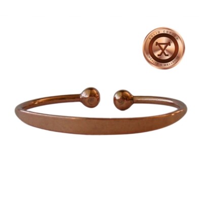 Solid Copper Celtic Non Magnetic Bracelet Relieves Joint Pain Large 8''