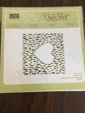 StampinUp Valentine Sweetheart Textured Impressions Embossing Folder NEW