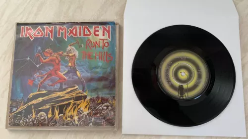 Iron Maiden Run To The Hills 7” Single