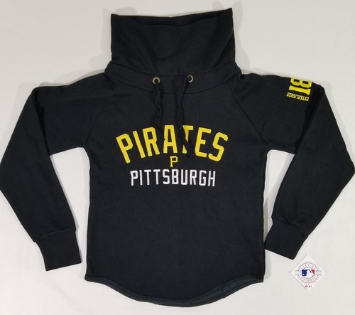 MLB Soft As A Grape PITTSBURGH PIRATES Pullover Cowl Neck Sweatshirt Women S NWT - Picture 2 of 9
