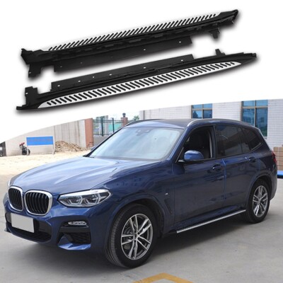 2PCS Side Steps Nerf Bars Running Boards Fits For BMW X3 G01 2018
