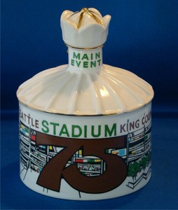 1974 Clem Harvey Spirits Seattle Kingdome Stadium Bourbon Decanter Empty Ebay