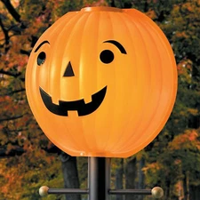 Halloween Pumpkin Lamppost Jacko Lantern Lampshade Cover Halloween Decor
