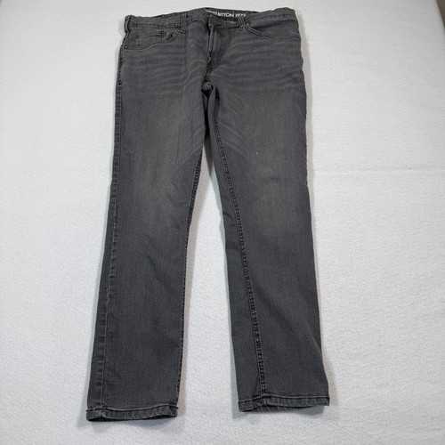 Buffalo David Bitton Jeans Herren 34x30 Max X Skinny Stretch Schwarz Medium Wash