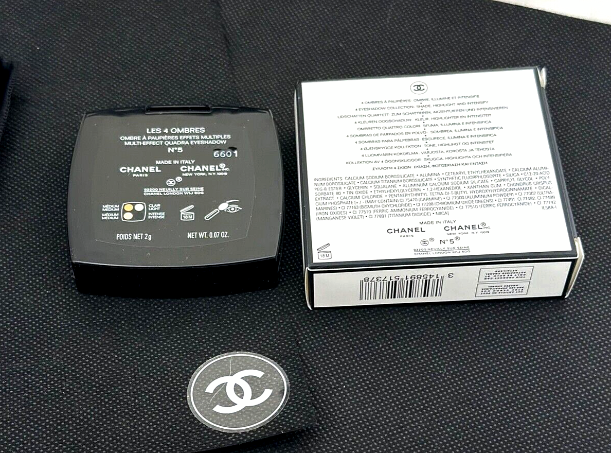 CHANEL LES 4 OMBRÉS QUADRA EYESHADOW “CHANEL No. 5” BNIB Limited