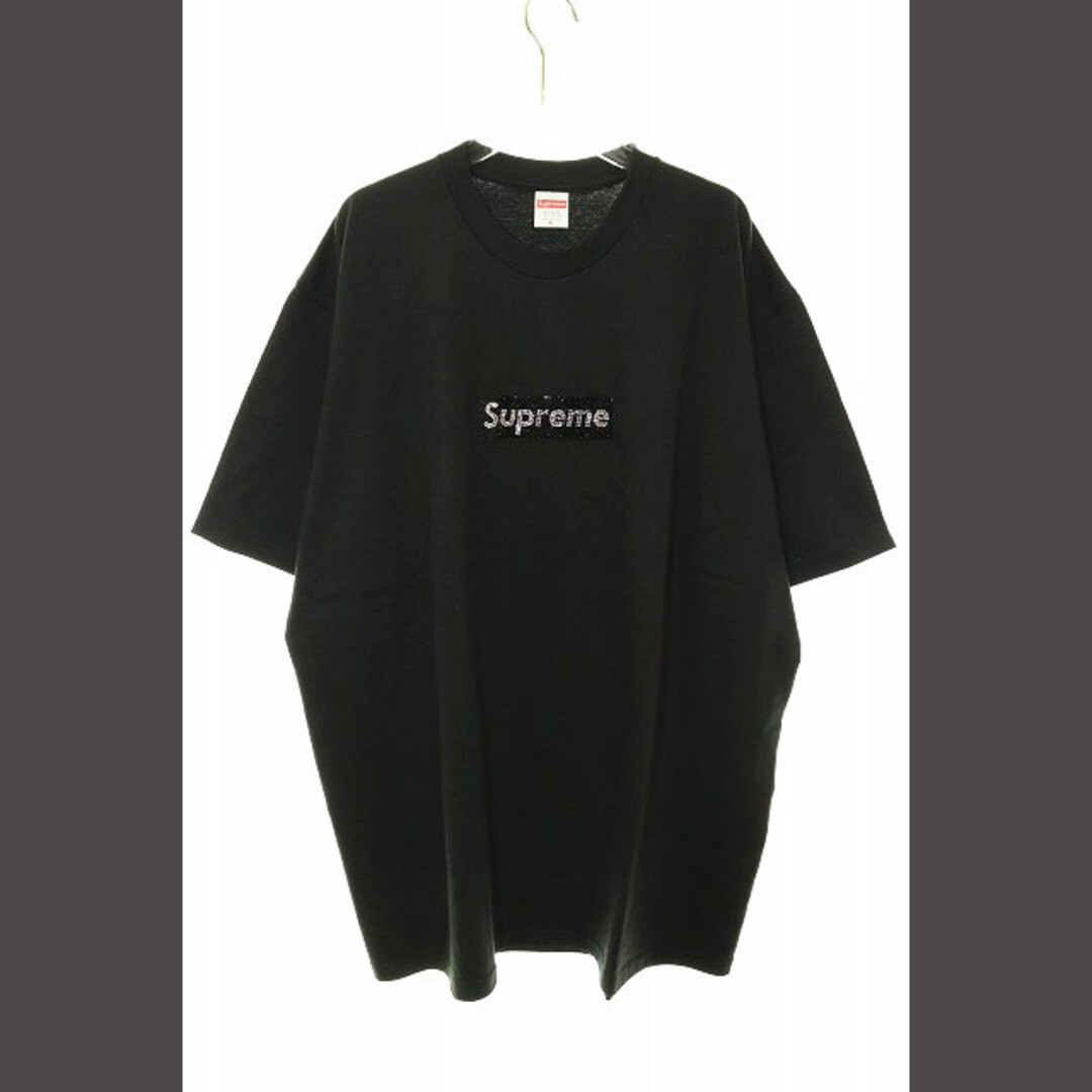 Supreme x SWAROVSKI 19SS BOX LOGO TEE BLACK XL 25th Supreme x SWAROVSKI 19SS BOX LOGO TEE BLACK XL 25th