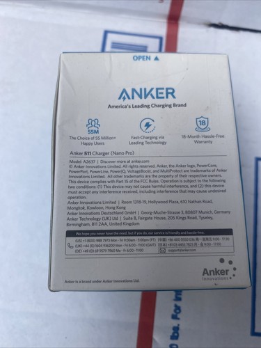 ANKER 511 Charger Nano US Black Iteration 1 - Picture 4 of 4