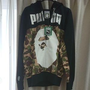 jaqueta bape x puma
