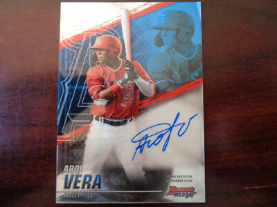 2021 Bowmans Best Arol Vera AUTO #B21-AVE Rookie Card-ANGELS