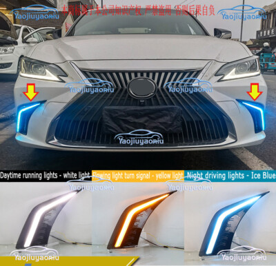 Unbranded DRL LED Daytime Running Light & Fog Light Kit For Lexus ES/ES350/ES300h (2019–2024) – Non-F Sport