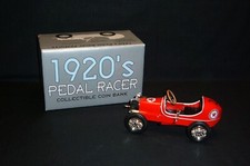 Rare Texaco Crown Premiums 1920'S Pedal Car Racer 2 Bank 8028R NIB w/COA