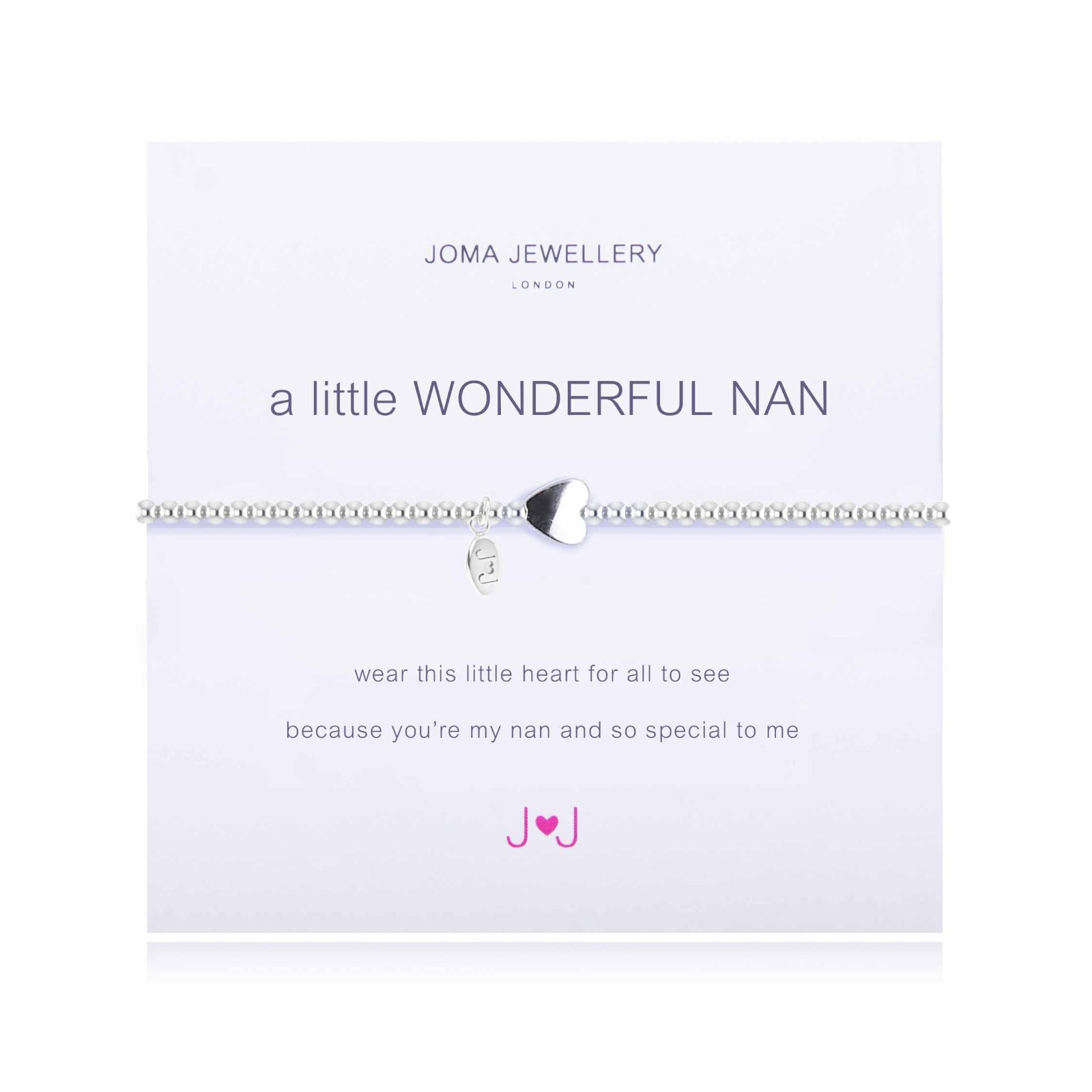 Joma Jewellery Silver Plated Bracelet 1677 - Little Wonderful Nan - Image 2