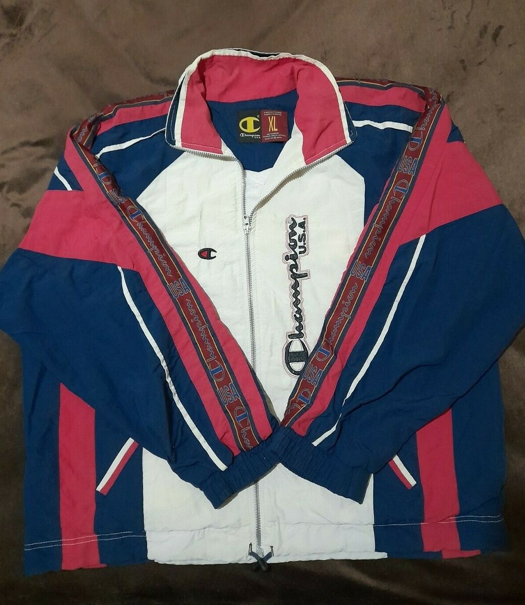 VINTAGE JACKET SPORT CHAMPION U.S.A AUTHENTIC ATHLETIC VINTAGE JACKET SPORT CHAMPION U.S.A AUTHENTIC ATHLETIC