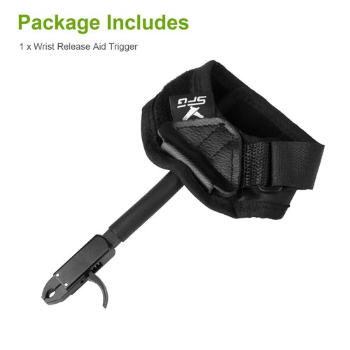 Archery Caliper Release Aid Trigger Wrist Strap Compound Bow Hunting Adult/Youth - Picture 9 of 9