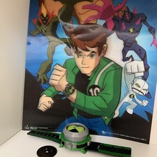 OROLOGIO PROIEZIONE BEN 10 OMNITRIX 2008 CON IMMAGINI ALIEN FORCE CARTOON NETWORK